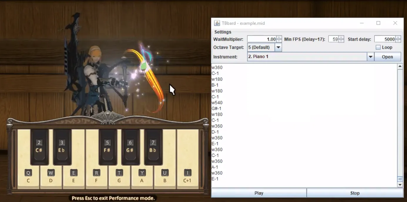 TBbard playing music